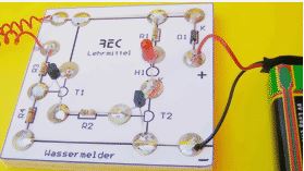 LED Lauflicht-10 Kanal Bausatz mit ungebohrter Leiterplatte - REC  electronic Riedinger