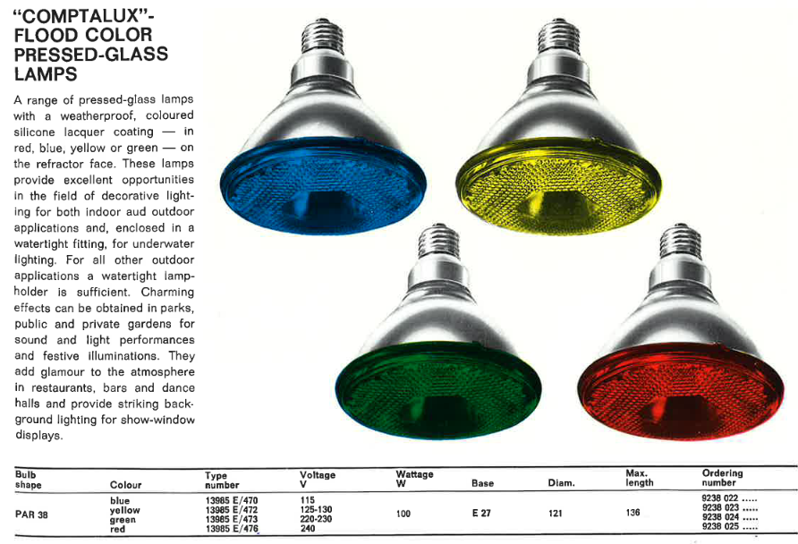 Ersatz Glühbirne IR812 Ersatzlampe PHILIPS Blaulicht Lampe 150W
